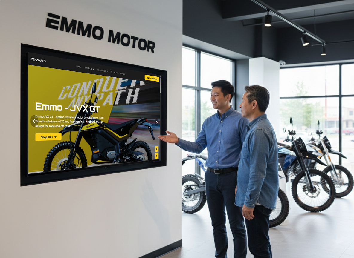 Emmo: Elektrifikasi Perjalanan Anda Desktop UI